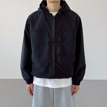 正韓防風機能雙口袋連帽夾克外套 3色 YUPPIE 預購商品 1007