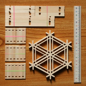 日本久美子組裝套件 Gomagara 圖案 L 尺寸傳統工藝品