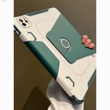 適用於360旋轉磁吸氣囊支架iPad10防彎9代硅膠保護殼防摔Air5適用蘋果Pr
