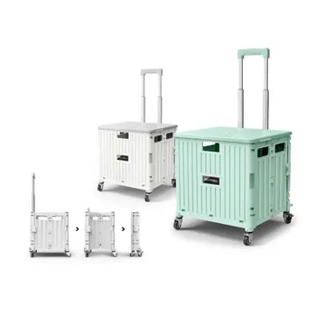 綠色 【寶利威爾POLYWELL】PW15-T65-064 折疊式購物車/折疊式收納購物車