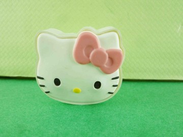【震撼精品百貨】Hello Kitty 凱蒂貓~造型夾-白色小頭造型