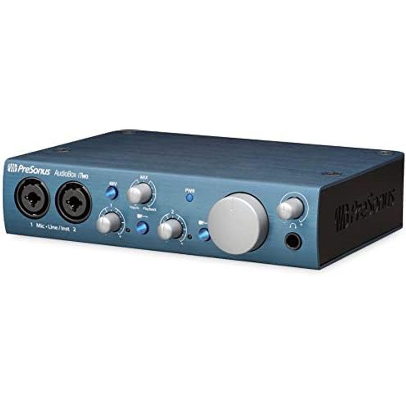 オーディオ・インターフェース PreSonus AudioBox iTwo USB iPadオーディオ・インターフェース 24Bit 96kHz 2入力 2出力 Stud