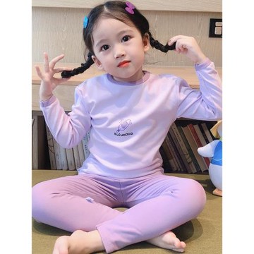 秋冬兒童保暖內衣套裝秋衣秋褲打底衫男孩女童寶寶德絨家居服睡衣