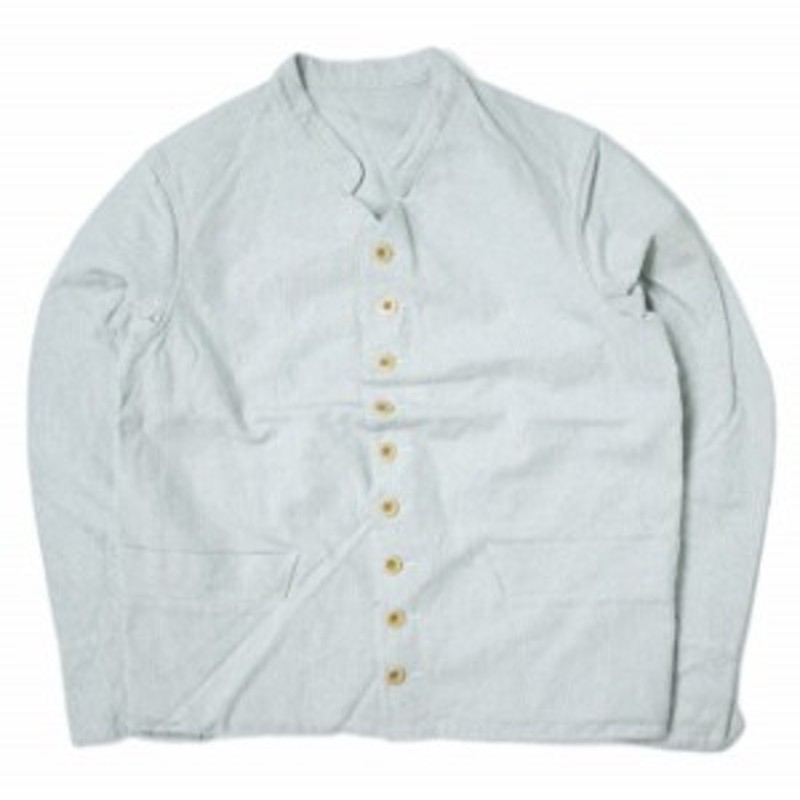 ANATOMICA アナトミカ フランス製 DOLMAN JACKET - COTTON STRIPE コットンストライプ ドルマンジャケット 2 LIGHT BLUE ドールマン アウター【ANATOMICA】