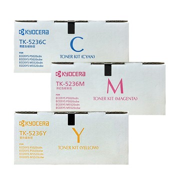 KYOCERA TK-5236 彩色 原廠盒裝碳粉匣 TK5236 適用 KYOCERA M5520cdn M5520cdw P5020cdn P5020cdw