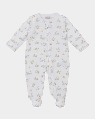 Boy's Baby Bunny Patch Footie, Size Newborn-9M