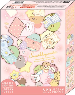 角落生物-小夥伴 520片拼圖E-睡衣