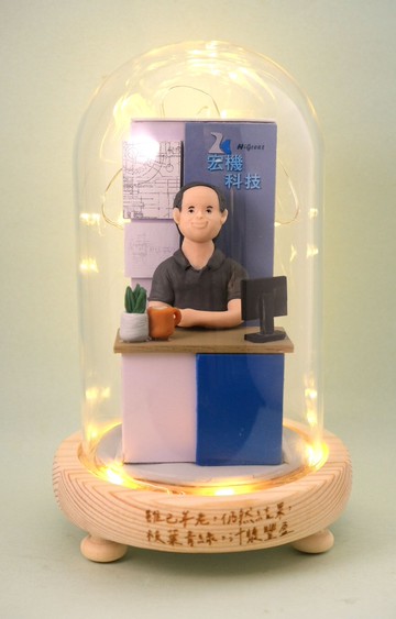 榮休記念小禮品,可客製名字.提供相片客製人物造型(各行各業造型)