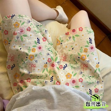📣新品折扣📣日係可愛夏季卡通睡褲短款網紅ins寬鬆薄款家居休閒遛彎褲睡褲女 MNVOHOXLP