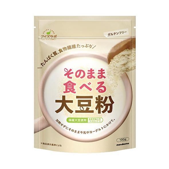 マルコメ ダイズラボ そのまま食べる大豆粉 100g×40袋入｜ 送料無料