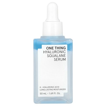 One Thing, 透明質酸角鯊烷精華，1.69 液量盎司（50 毫升）