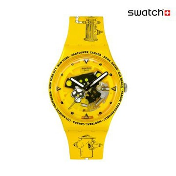 Swatch TIME WITH ANDY ANDERSON 經典手錶/男錶/女錶/瑞士製造 SO29J101 (41mm)