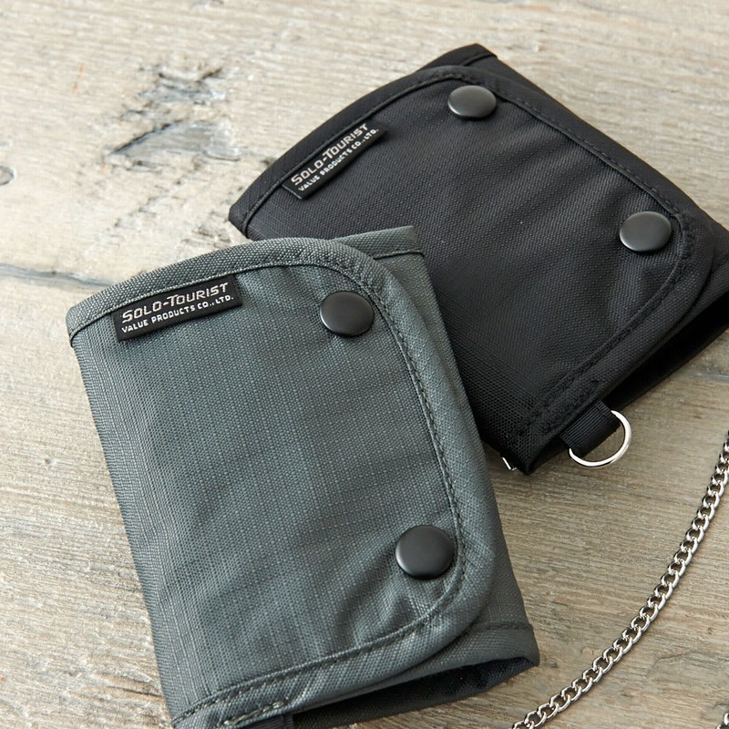 Solo Tourist ソロツーリスト チェーン付ミニウォレットc 財布 ブラック 通販 Lineポイント最大1 0 Get Lineショッピング