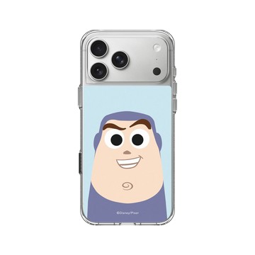 iPhone 17 Pro Max Clear Case（相機按鈕） 透明 - 迪士尼-玩具總動員 Toy Story - 大臉巴斯光年