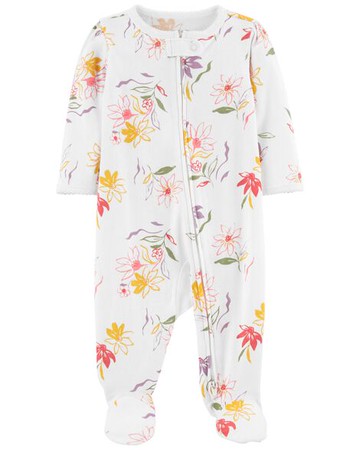 Baby Floral 2-Way Zip Up Sleep & Play