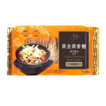 玉民 黃金蕎麥波浪麵 200g-台灣蕎麥麵、非油炸  1入