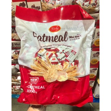 COSTCO好市多 Richy迷你燕麥酥整袋1kg👍約400顆拇指餅乾