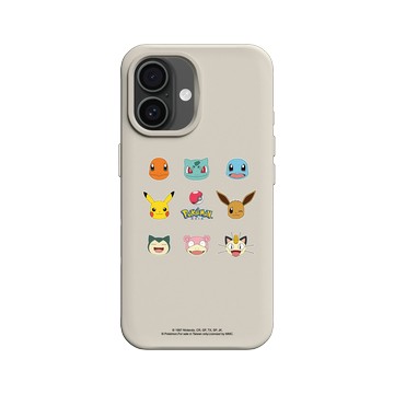iPhone 16 SolidX 貝殼灰 - 寶可夢 Pokemon - Sticker-寶可夢們