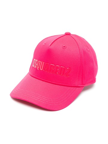 Dsquared2 Kids - logo-embossed cotton baseball cap - kids - Cotton - III - Pink