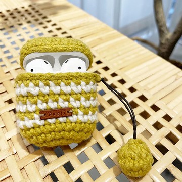 Air Pods系列保護套_薑黃白 (可客製顏色 )