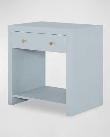 Bethany Faux Shagreen Nightstand