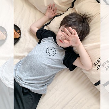 🌸YR🌸 男童睡衣 兒童睡衣 男女童夏季睡衣 2026夏季兒童睡衣女童新款家居服夏季套裝薄款莫代爾空調兩件套