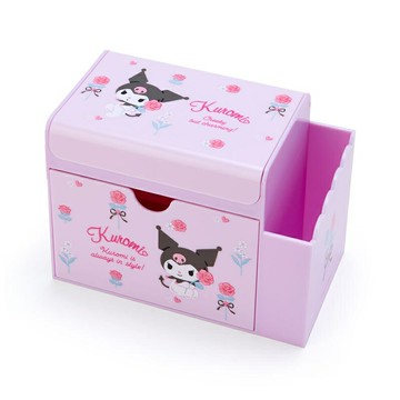【震撼精品百貨】酷洛米_Kuromi~三麗鷗 可愛置物收納盒附鏡*54584 震撼日式精品百貨