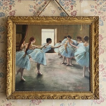 50720-典雅法國古董畫框