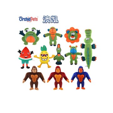 GiGwi貴為發聲狗巡回金毛磨牙浮水互動鴨子啃咬帆布寵物耐咬玩具