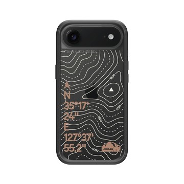 iPhone Air Mod NX -邊框背蓋組合 (相機按鈕) 黑 - Nature Explorers 自然探索指南 - 智異⼭