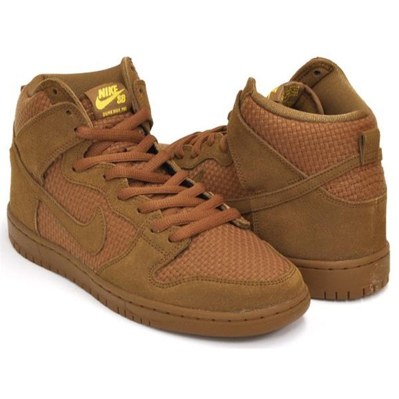 NIKE DUNK HIGH PREMIUM SB 【ナイキ ダンク ハイ プレミアム】 ALE BROWN / ALE BROWN - TR  YELLOW | LINEショッピング