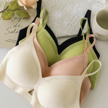 【預購】NuWear  親膚蕾絲無鋼圈內衣2件組