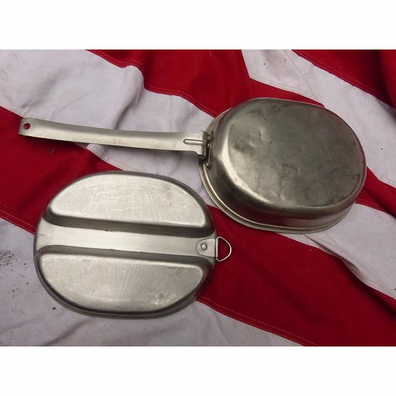 Amazon.co.jp: 忠実復刻 米軍 メスキットパン(ワンサイズ SILVER