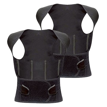 昇瑋 防駝背背心 黑色  2件  XXXL