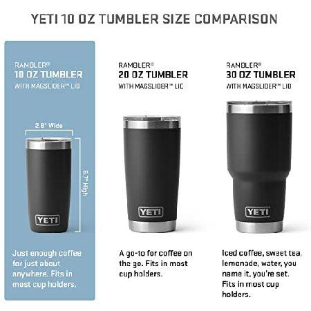 YETI Rambler 10オンス タンブラー ステンレススチール 真空断熱 MagSlider蓋付き