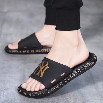 夏季潮流外穿耐磨軟底運動拖鞋