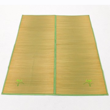 草席繡花折疊式雙人蘭草席涼席草席席子1.8米1.5米多規格