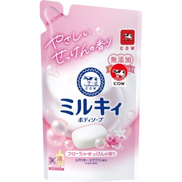 [家速配]牛乳精華沐浴乳補充包-玫瑰花香型