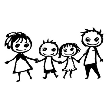 團子家族系列反光貼紙 汽車貼紙 防水 汽車三角窗車身擋風玻璃貼