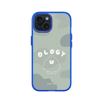 iPhone 15 Clear 激光藍 - 奧樂雞 Ology - 迷彩綠