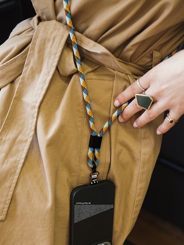 Yoggle Click手機背帶【專利原創設計】啡黃色The Attenborough