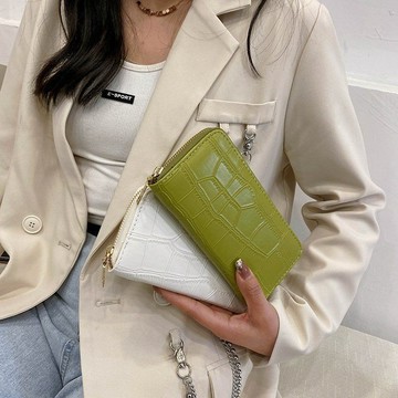 Bag House👜 韓版2021新款手拿錢包女式長款拉鏈多功能百搭皮夾大容量手機錢夾
