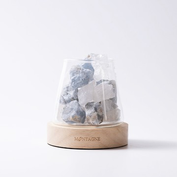 【Montagne】藍混晶｜希望。溝通｜富士山水晶擴香組 精油可選  開運禮 母親節禮物