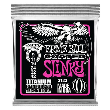 ERNIE BALL 3123 包膜專利電吉他套弦 09-42【敦煌樂器】