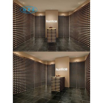 格多多酒莊靠墻紅酒架落地紅酒陳列展示架酒窖葡萄酒置物架酒瓶架