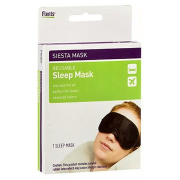 Flents Siesta Mask Reusable Sleep Eye Mask 1 each by Flents