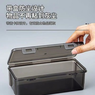🥇臺灣熱賣🥇收納盒整理盒整理盒子防塵透明帶蓋雜物大容量桌面家用冰箱收納盒
