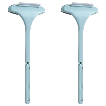 葉子小舖 加長型紗窗清潔刷  藍色  2支