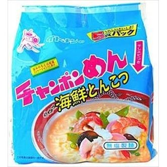 送料無料 イトメン 海鮮とんこつチャンポン(5食パック)×12個