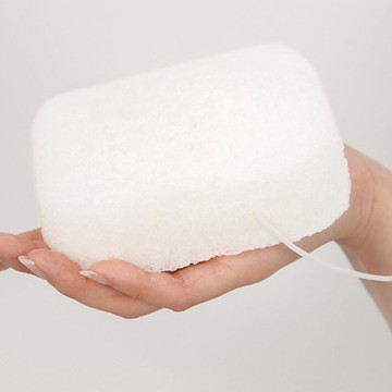 蒟蒻QQ海綿 全身用 - 天然白